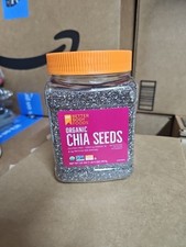BetterBody Foods Organic Chia Seeds 20oz Omega-3 Non-GMO Gluten Free Superfood