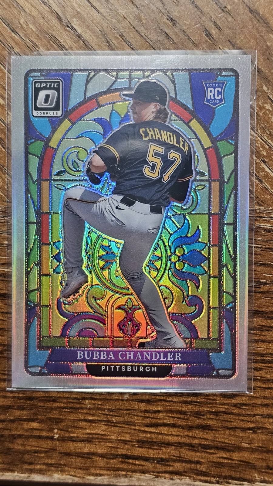 Panini 2026 Donruss Optic Bubba Chandler Stained Glass Rookie #17 Pirates 