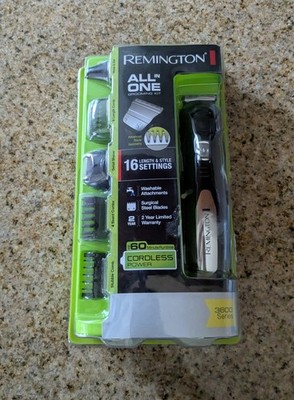 New Remington All In One Cordless Grooming Kit 3600 PG6024 Series 16 Settings