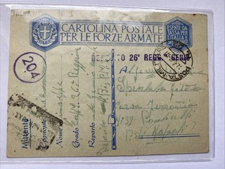 Franchigia Militare del 14/6/1942 Posta Militare 22 Con Lineare