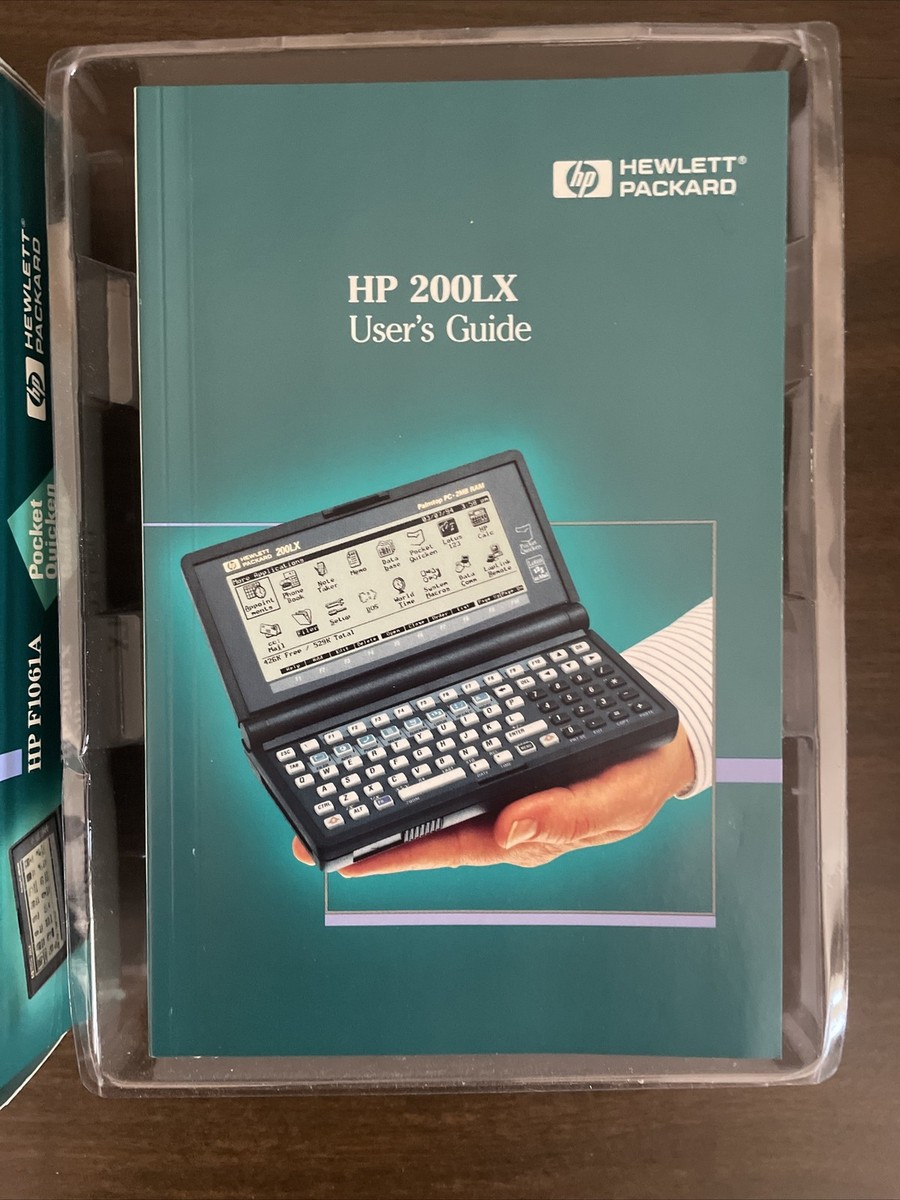 その他ノートPC本体 Hewlett Packard 200LX Palmtop PC HP Hewlett Packard 200LX Palmtop PC 2mb RAM Case for sale online