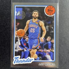 2025-26 Topps 1980-81 Topps Basketball #80BK-12 Ajay Mitchell Thunder