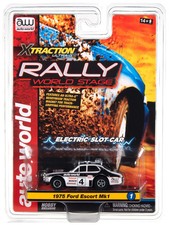 SC403A1 Auto World Xtraction 1975 Ford Escort MK1 HO Scale Slot Car