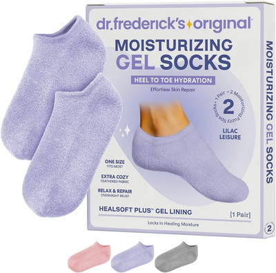 Moisturizing Gel Socks for Men & Women Dr. Frederick s Original Dry Feet Cracked