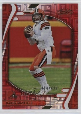 2021 Panini Absolute Red Squares 454/499 Baker Mayfield #45 1i3m