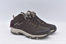 Women's Skechers Trego-Trail Kismet Mid-Top Hiking Boots in Brown Size 8.5