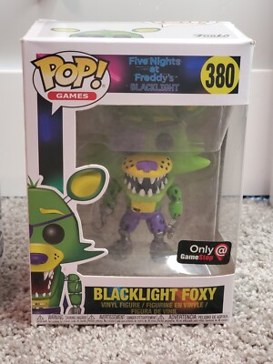 RARE New Blacklight Series FNAF Funko Pop, Blacklight Articulated