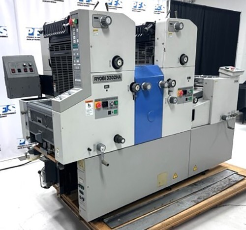 RYOBI 3302HA 2-Color Printing Press – RMGT 340HA-2 AB Dick 9995C