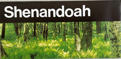 New 1996 SHENANDOAH NP - Virginia   NATIONAL PARK SERVICE UNIGRID BROCHURE  Map