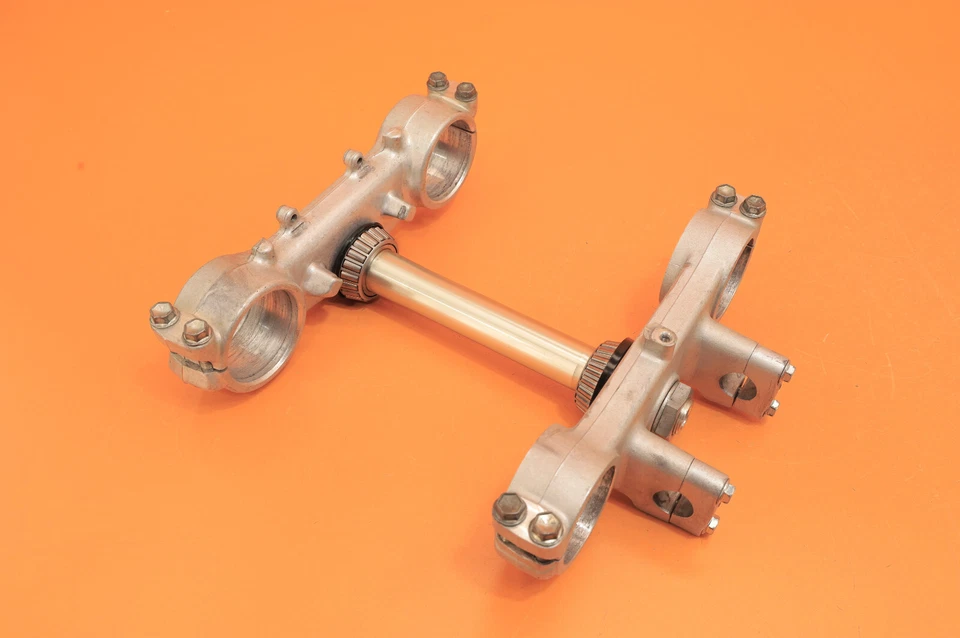 98-02 KX125 KX 125 1999 OEM Juego de abrazaderas de árbol triple vástago de dirección horquilla soporte corona Foto 4 de 4