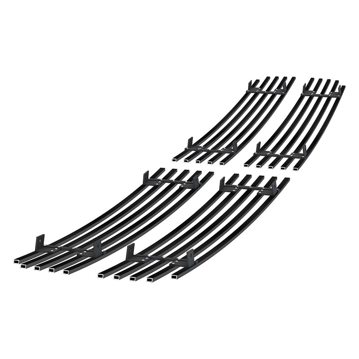 APS Compatible with Dodge Ram 1994-2001 Main Upper Lower Bumper Chrome Billet Front Grill Grille
