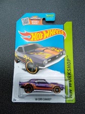 HOT WEELS 1:67 - HW WORKSHOP - '68 COPO CAMARO - 211/250 - MATTEL 2015 