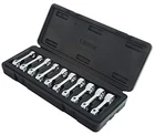 SUNEX TOOLS 910MTAS 3/8 Drive 10-Piece Metric Torque Adapter Set