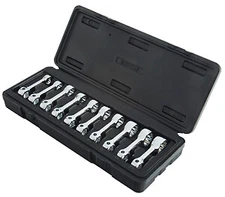 SUNEX TOOLS 910MTAS 3/8 Drive 10-Piece Metric Torque Adapter Set