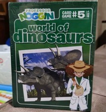 Professor Noggins World of Dinosaurs Card Game 5 NEW SEALED