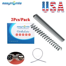 2Pcs/Pack Dental Orthodontic NITI Open Coil Spring for brace 010/012 180mm