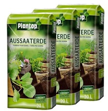 PLANTOP Aussaaterde, 3 x 20 Ltr (60 Ltr)