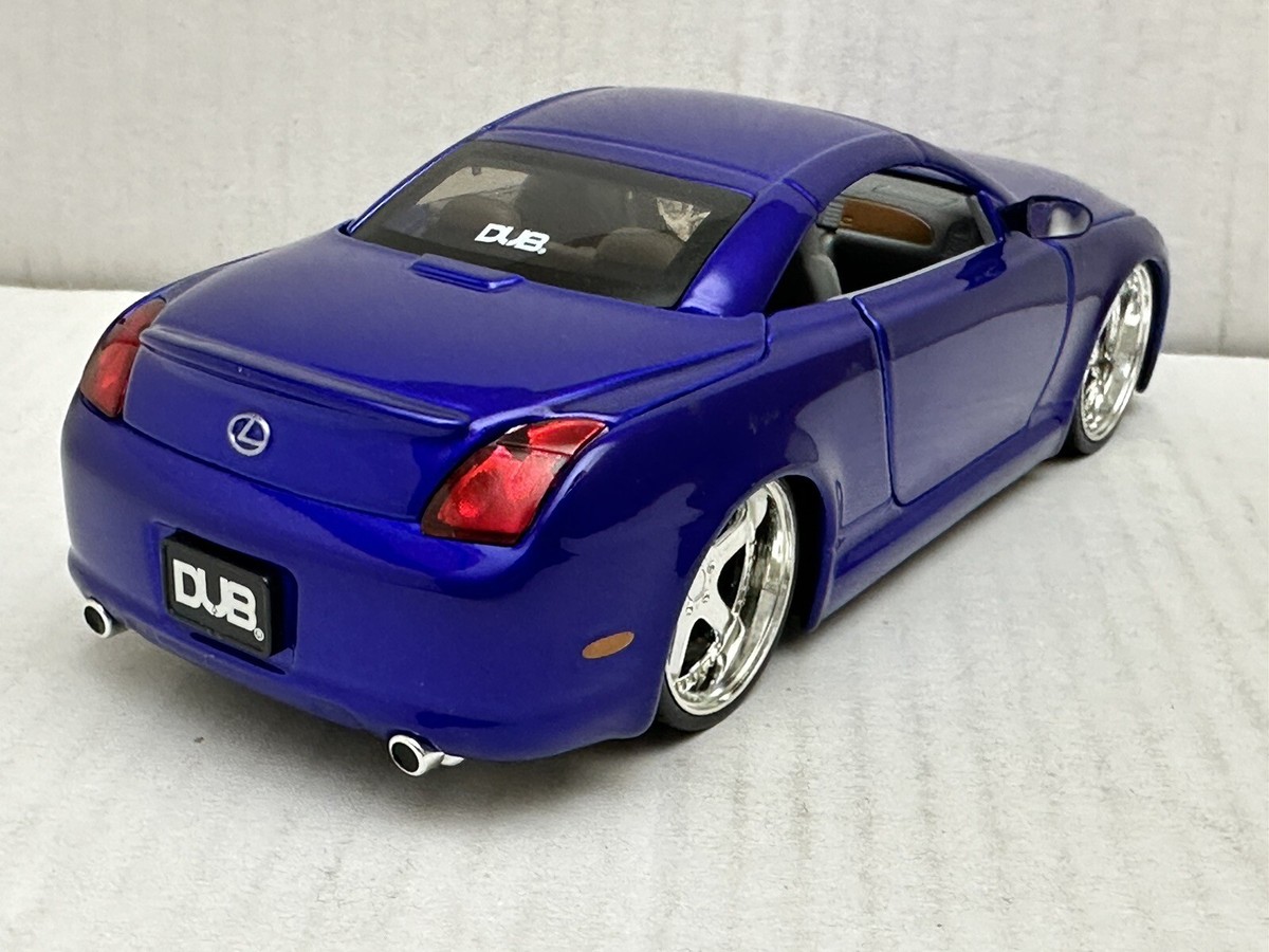 JADA DUB CITY LEXUS SC430 CANDY PURPLE 1:24 DIECAST MODEL