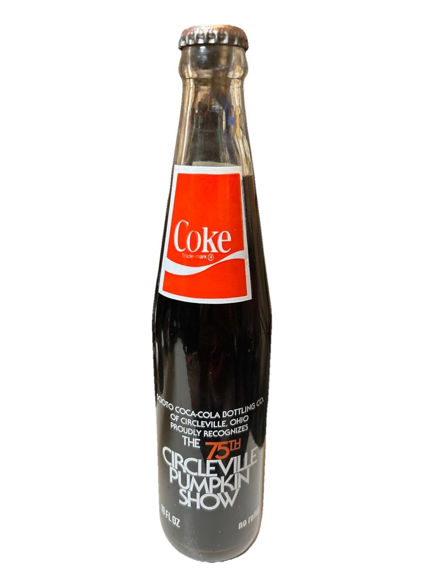 1981 Coke Coca Cola Bottle 75th CIRCLEVILLE PUMPKIN SHOW Full | eBay