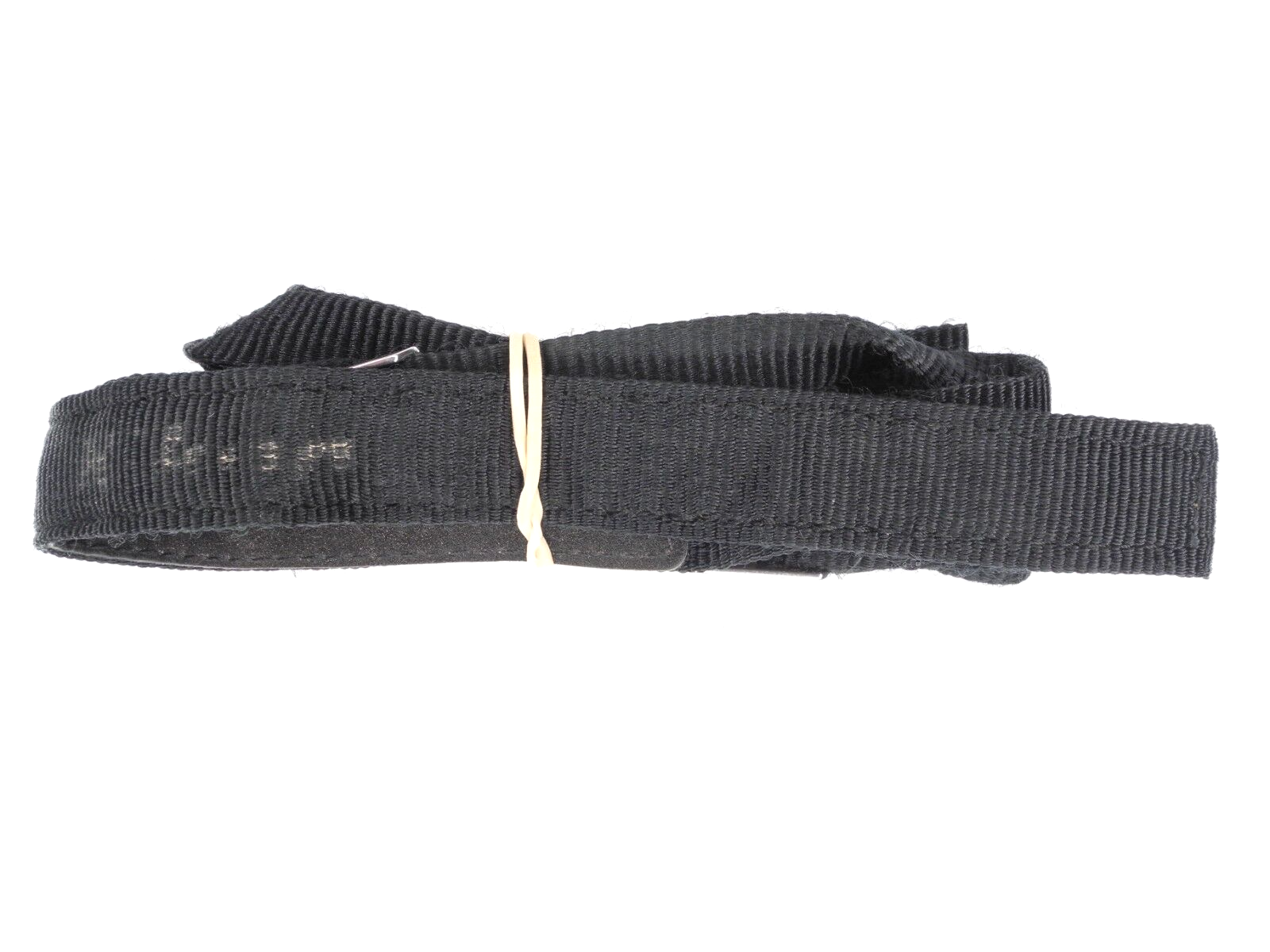 Nikon Black / White Camera Neck Strap w/ Engraved Metal Buckles