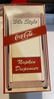 VINTAGE STYLE  DRINK COCA COLA  IN BOTTLES NAPKIN DISPENSER - NIB  CC-342