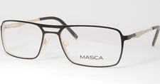 MASCA MA2100 Brown UNIQUE EYEGLASSES GLASSES METAL FRAME 55-17-140mm (NOTES)