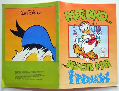 MICKEY MOUSE ATTACHMENT N.1728 1989 DUCK MORE THAN EVER ALBUM FIGURINES 61/140
