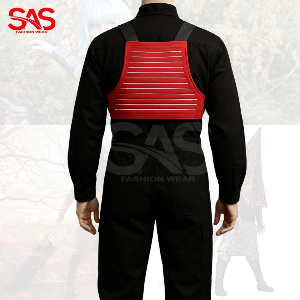 Disfraz de piloto rebelde Star Wars X-Wing - Mono negro + Chaleco antiaéreo rojo Foto 4 de 4