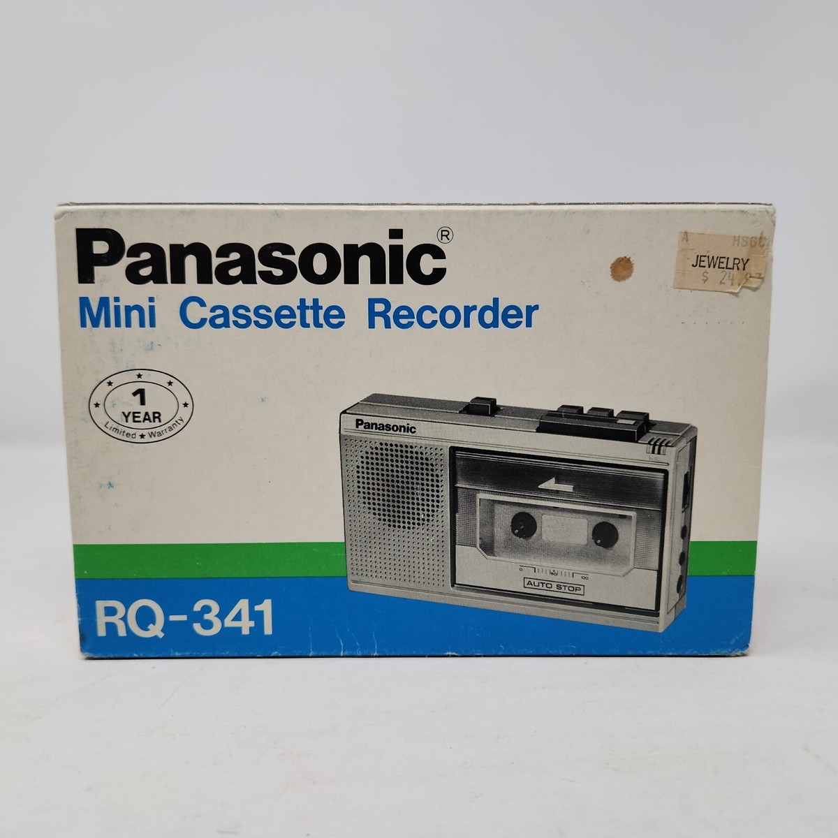 Vintage Panasonic RQ-341 Portable Personal Tape Cassette Vintage Panasonic RQ-341 Portable Personal Tape Cassette