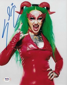 SHOTZI BLACKHEART WWE NXT SIGNED AUTOGRAPH 8X10 PHOTO w/ PSA COA