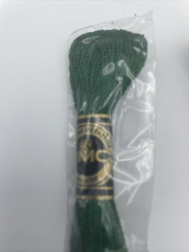 Lot of 2 DMC Light Effects Embroidery Floss 8.7yd Green Emerald - Image 2 of 3