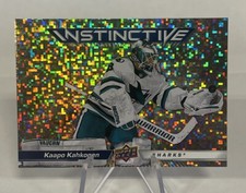 2023-24 UPPER DECK KAAPO KAHKONEN IN-14 INSTINCTIVE GOLD SPARKLE 1:480 🏒🥅🔥
