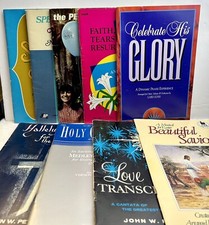 Lot of 9 Vintage Antique 1950-1980 s Assorted Collection of Piano Music Books