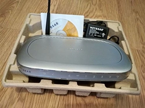 Netgear wireless router with built-in dual Linksys PAP2T VOIP ATA adapter - Image 3 of 4