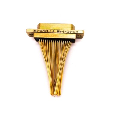 Amphenol MCE-51P5C4 D-Sub Micro D 51 Pin Connector Plug 1.0 MIN-E-CON-9025