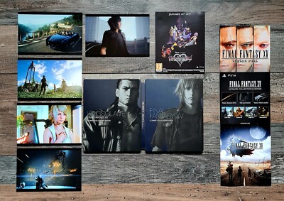 Final Fantasy XV 15 Limited Ultimate Collectors Steelbook Edition PS4 + Artcards