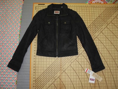 macys levis leather jacket