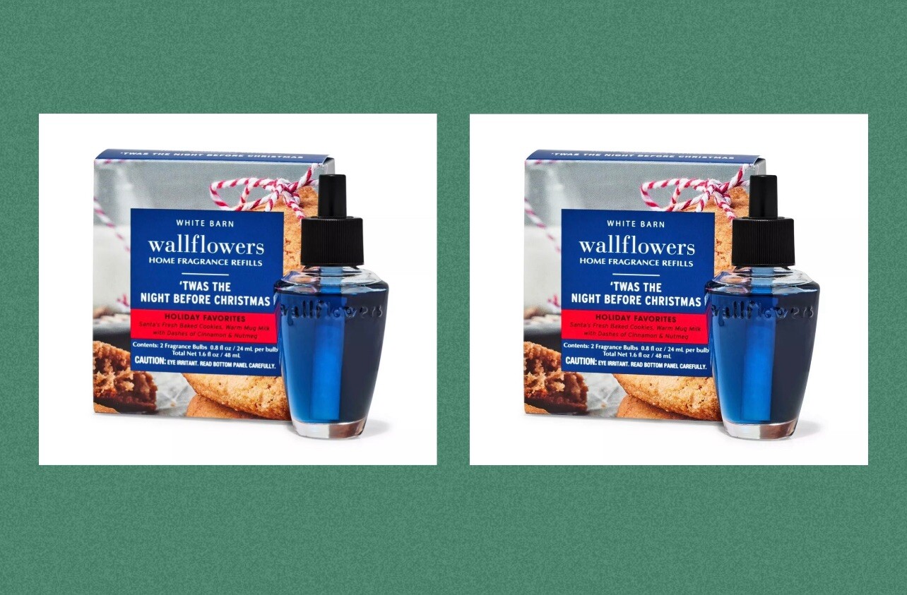 X4 Bath & Body Works Twas The Night Before Christmas Wallflower Fragrance Refill-image