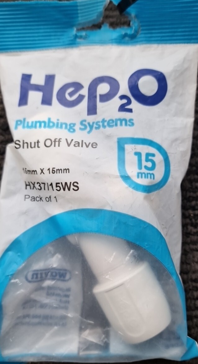 Hep20 15mm Shut Off Valve HX37/15WS