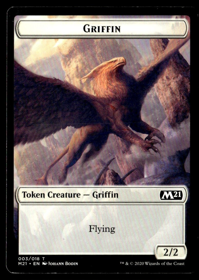 2020 Core Set 2021 Griffin Token Common #3 MTG Collector  