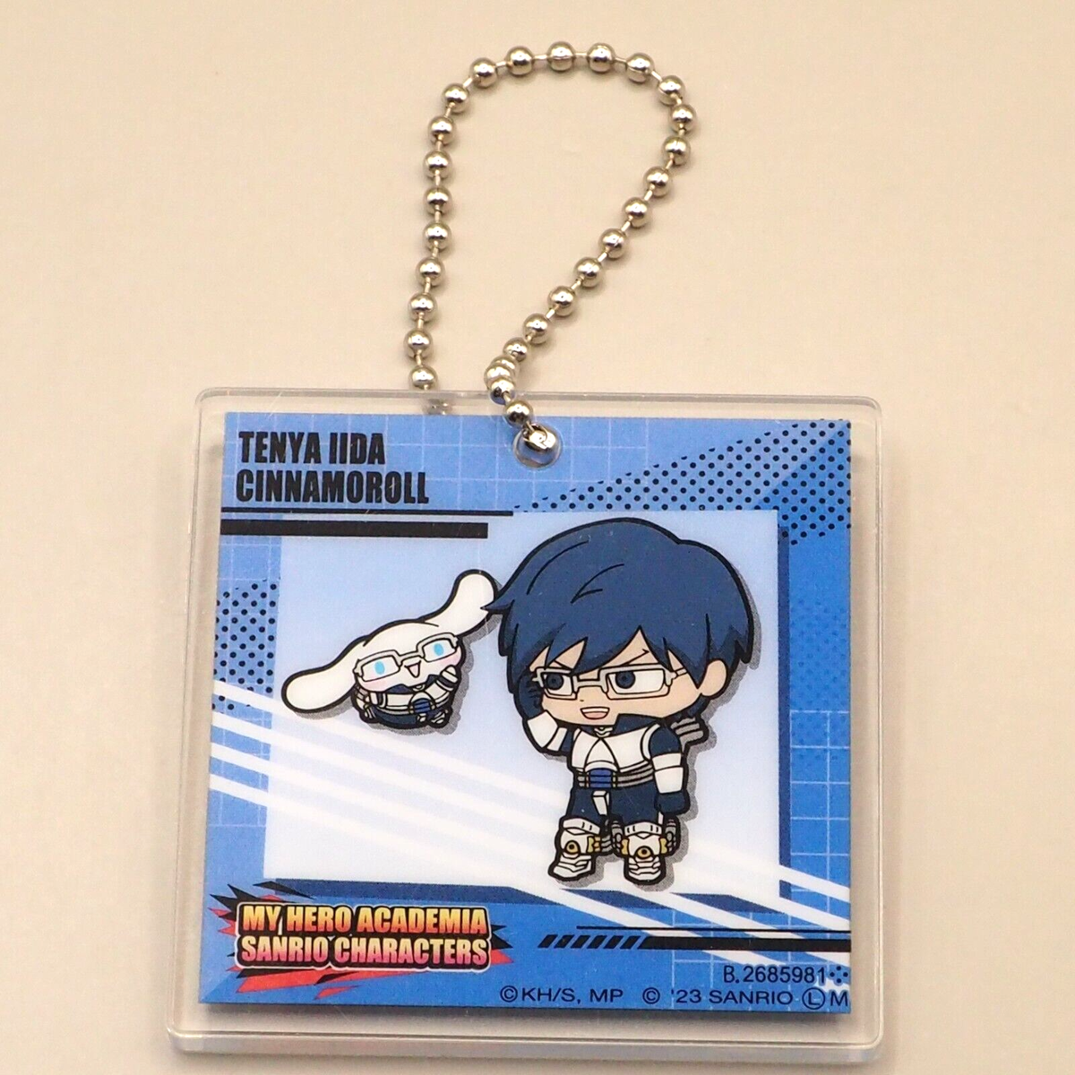 Tenya Iida Cinnamoroll My Hero Academia Sanrio Acrylic Keychain