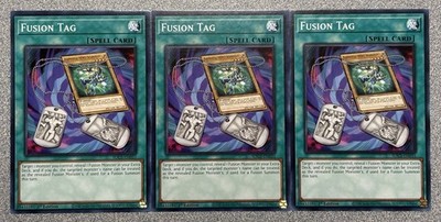 Fusion Tag SDCS-EN031 (x3) Structure Deck: Cyber Strike 1st Edition NM