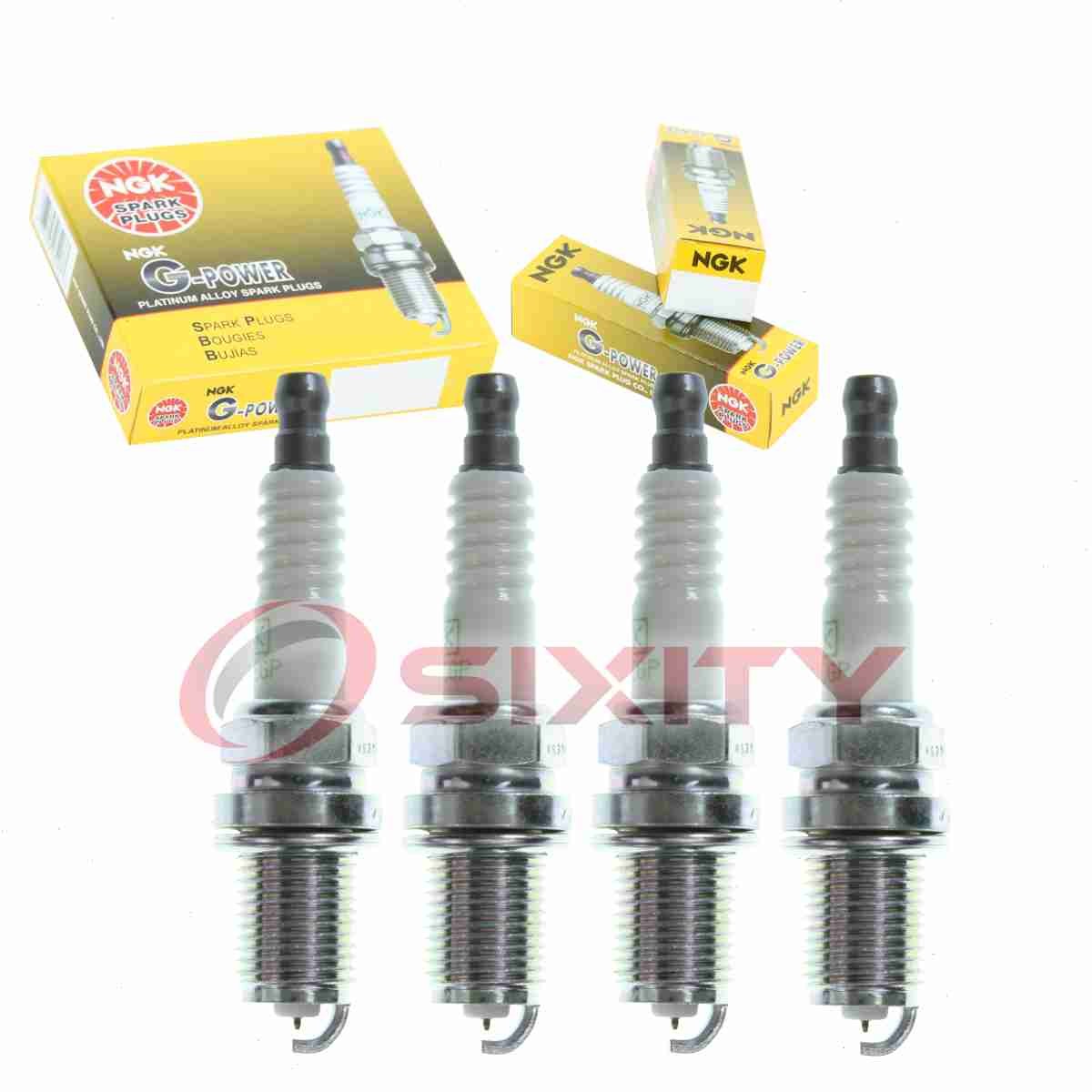 4 pc NGK G-Power Spark Plugs for 1998-2000 Pontiac Firefly 1.3L L4 Ignition xu