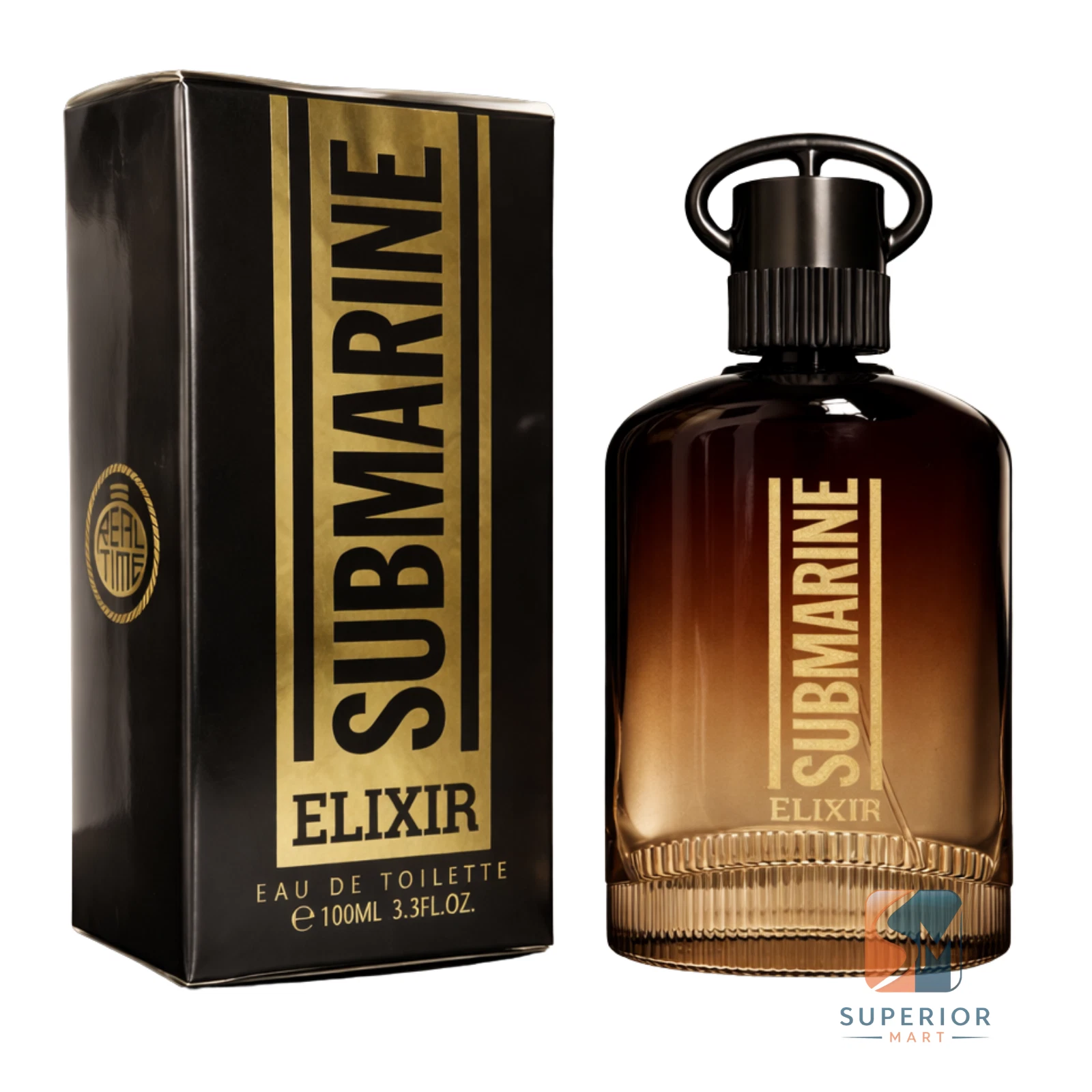 Men's Perfume Submarine Elixir EDT Spray for Him Mens Aftershave 100ml - Picture 1 of 3