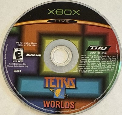 Tetris Worlds (Microsoft Xbox) DISC ONLY | NO TRACKING | M2839