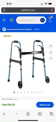 Folding walker Model DR9101X
