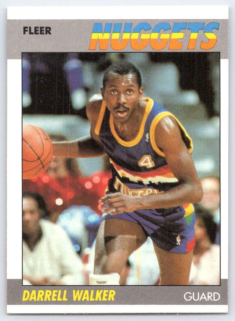 1987-88 Fleer #117 Darrell Walker Denver Nuggets