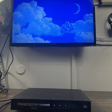 Blu Ray Disc Player Vizio VBR120 DVD Black 1080p Wi-Fi Tested Works No RemoteA2