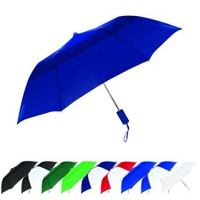The Vented Windproof 42" Compact Small Automatic Open Folding Travel Umbrella...