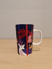 Starbucks 2017 Mug Tall Cup Coffee Tea  12 fl oz/355 ml Christmas Reindeers